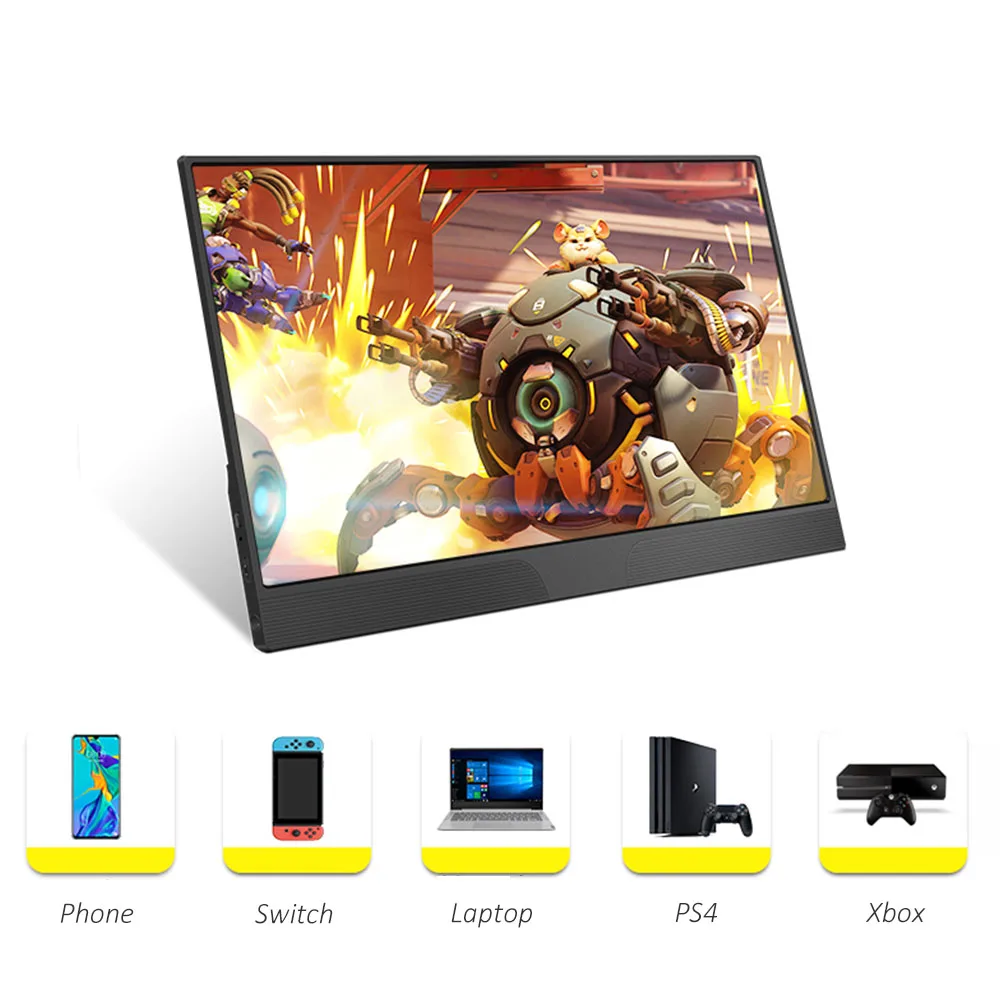 15 6 QLED телефон игровой ТВ Расширенный портативный монитор для ПК бизнес