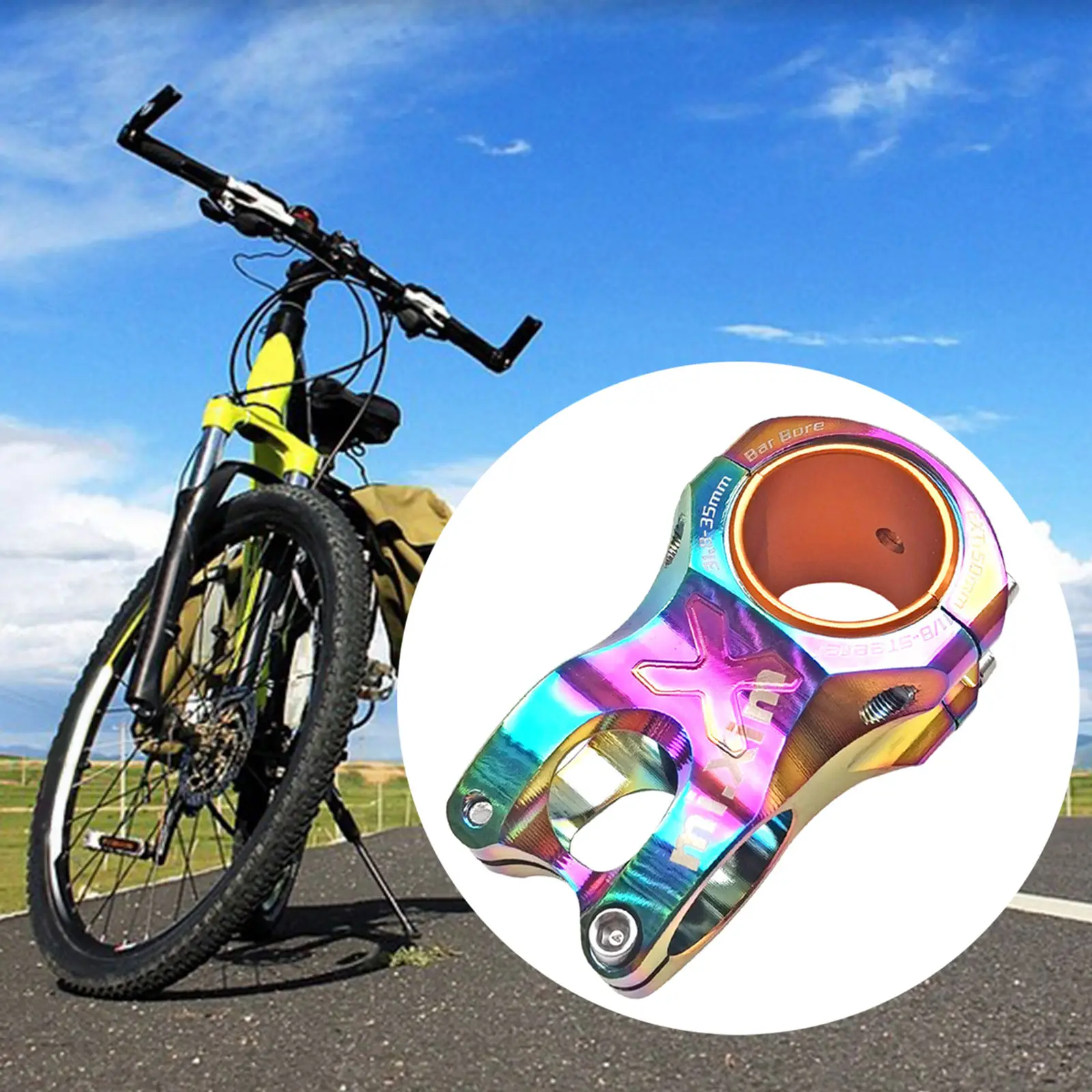 

31.8MM Or 35MM Mountain Bike Stem Alloy Lightweight High Strength Short