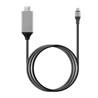 1 8m type c to hdmi compatible cables usb 3 1 to male to male for samsung usb c cable adapter type c av tv adapter