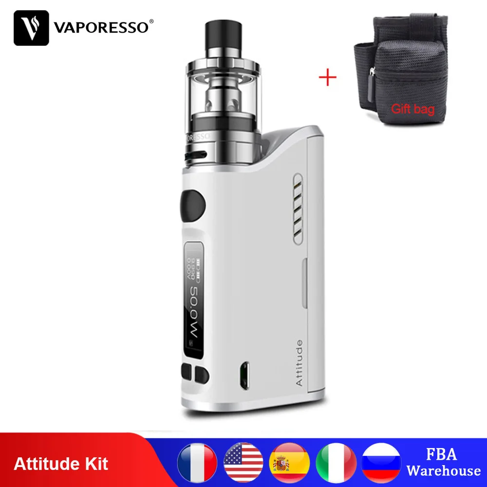 Оригинальный Vaporesso Attitude набор euc 80 Вт TC V W Коробка мод Vape электронная сигарета Estoc