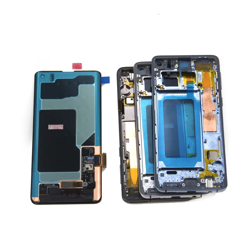 Супер AMOLED lcd для SAMSUNG S10 lcd G9730 дисплей S10 Plus lcd G975 сенсорный экран дигитайзер