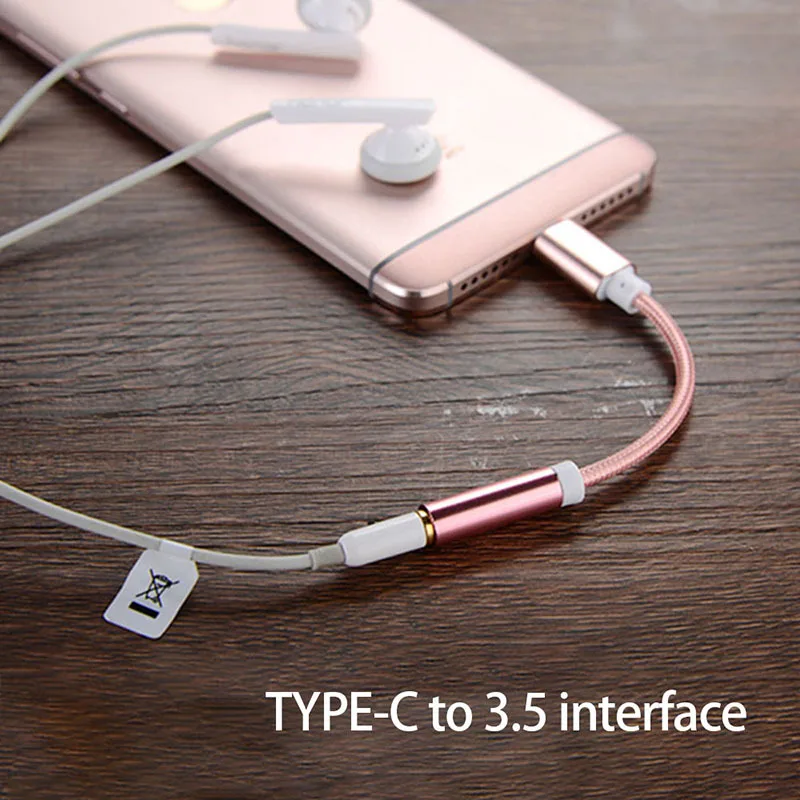 Кабель USB Type-C для наушников 3 5 мм адаптер USB-C-3 разъем Aux кабель Samsung galax Huawei Xiaomi
