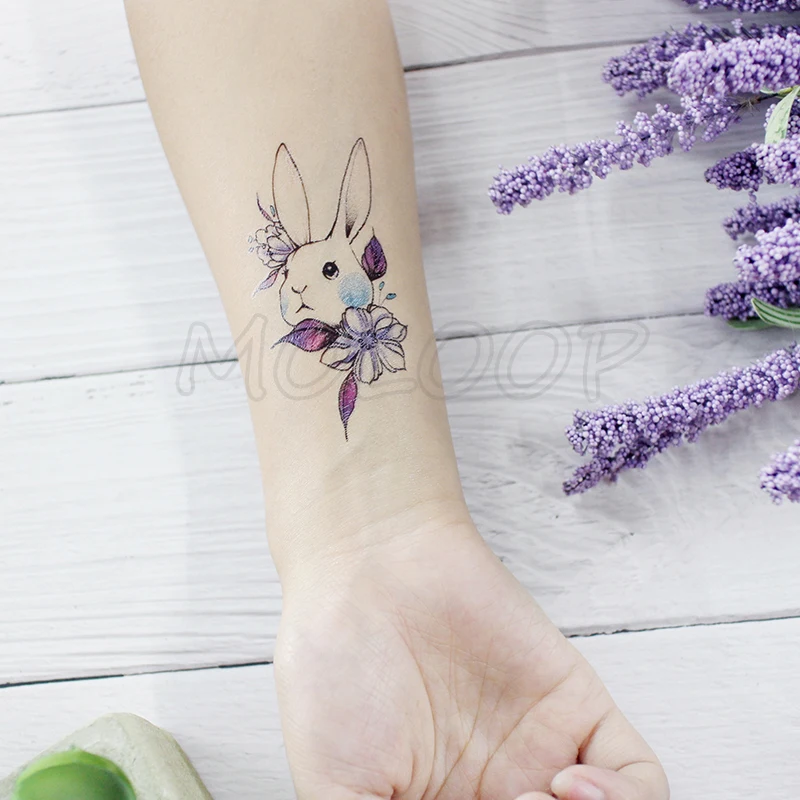 Водостойкая тату наклейка фламинго птица элемент маленькое животное переводная