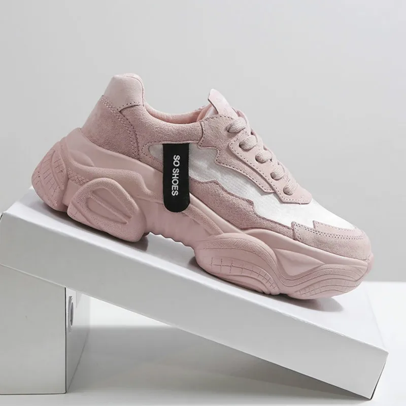 

EXCARGO Women Sneakers Platform White Shoes Woman Platform Shoes Zapatos De Mujer Feminino Teacher Sneakers Trainers