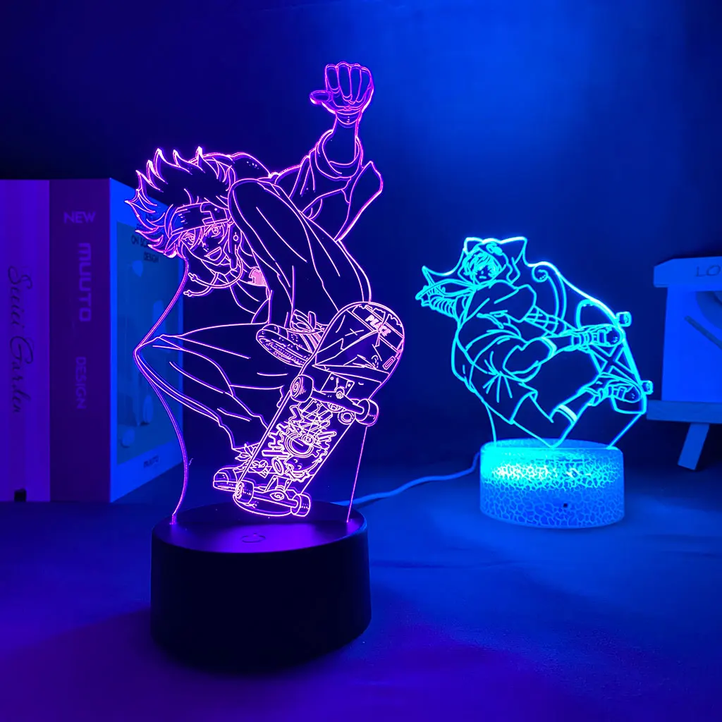 

3D Lamp SK∞ Anime Figure SK8 the Infinity Kawaii Room Decor Nightlight Child Holiday Lighting USB Light