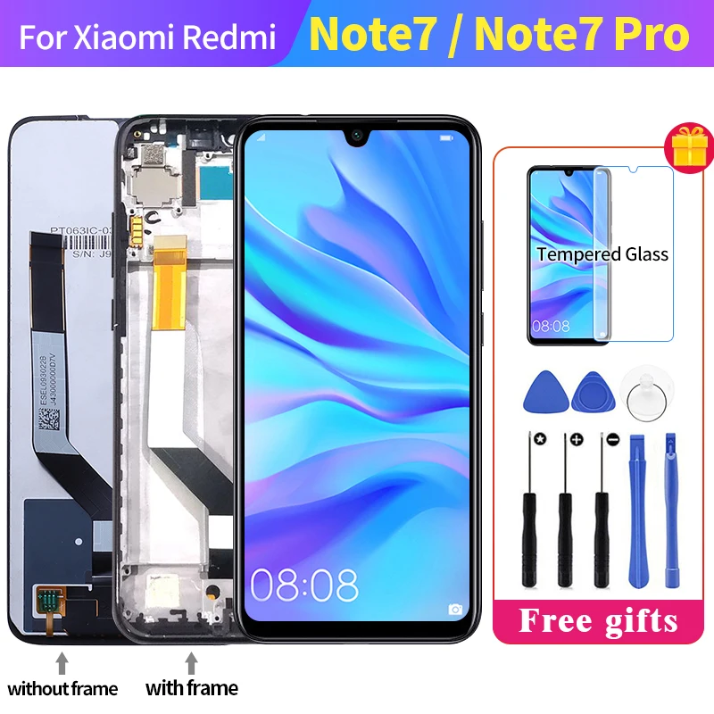ЖК дисплей для Xiaomi Redmi Note 7 экран Note7 Pro стекло Pantalla новый протестированный|Экраны