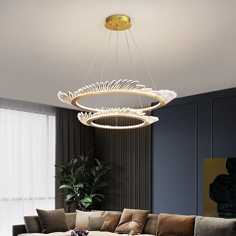 

Modern Nordic LED Ceiling Chandeliers For Bedroom Living Room Light Luxury Chandeliers Home Indoor Lighting Decor Pendant Lights