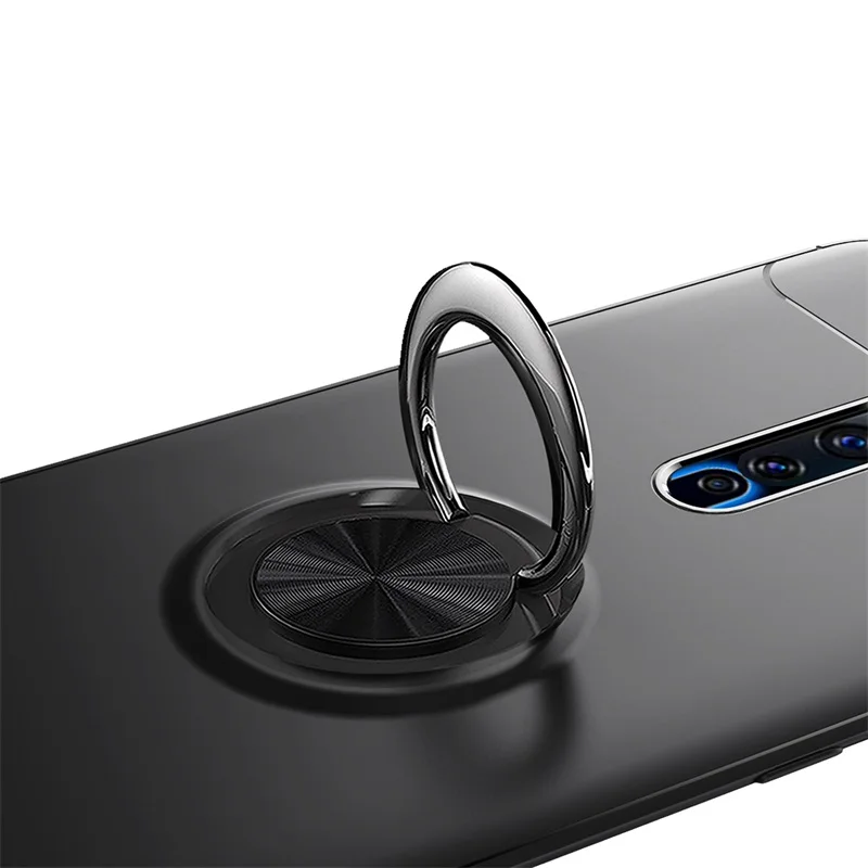 OPPO Reno 2 Z 2Z 2F чехол для телефона Автомобильный Кронштейн кольцо держатель Броня задняя крышка для OPPO Reno 2 Z 10X Zoom reno2 мягкий матовый корпус