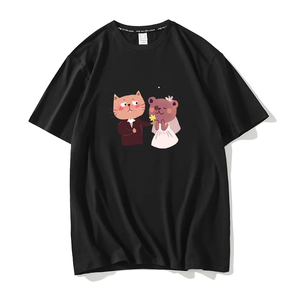 

Plus Size Lovely Cat Letter Print XS-3XL Women Tshirt 100% Cotton Round Neck Short Sleeve Summer Tshirt for Women Graphic Tees