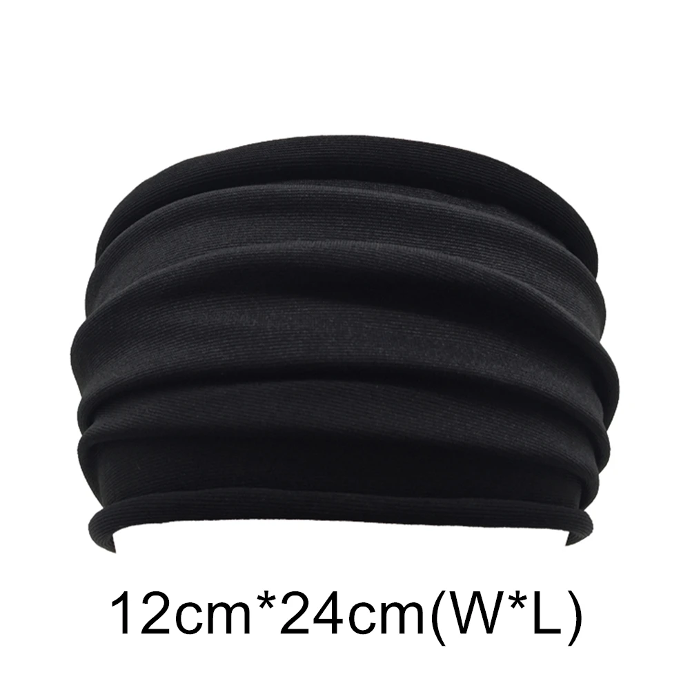 

13 Colors Nonslip Elastic Folds Yoga Hairband Fashion Wide Sports Headband Running Accessories Summer Stretch Hair Band