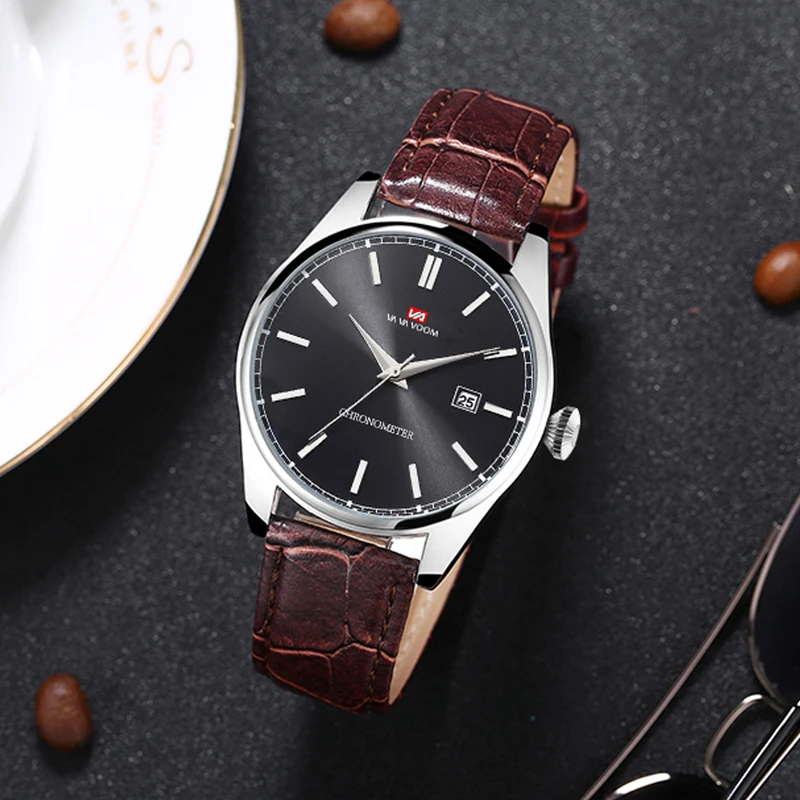 Часы наручные мужские кварцевые люксовые Брендовые повседневные деловые