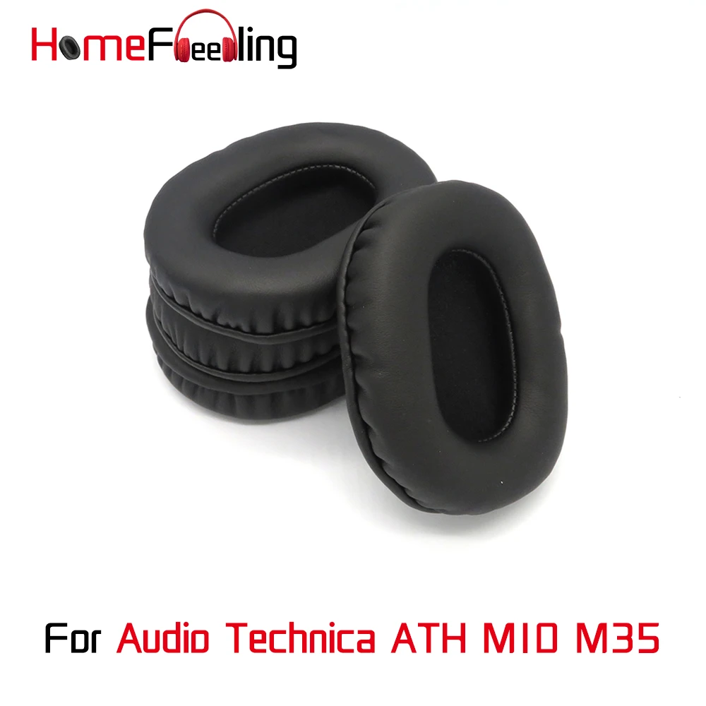 

Homefeeling Ear Pads For Audio Technica ATH M35 M10 Earpads Round Universal Leahter Repalcement Parts Ear Cushions