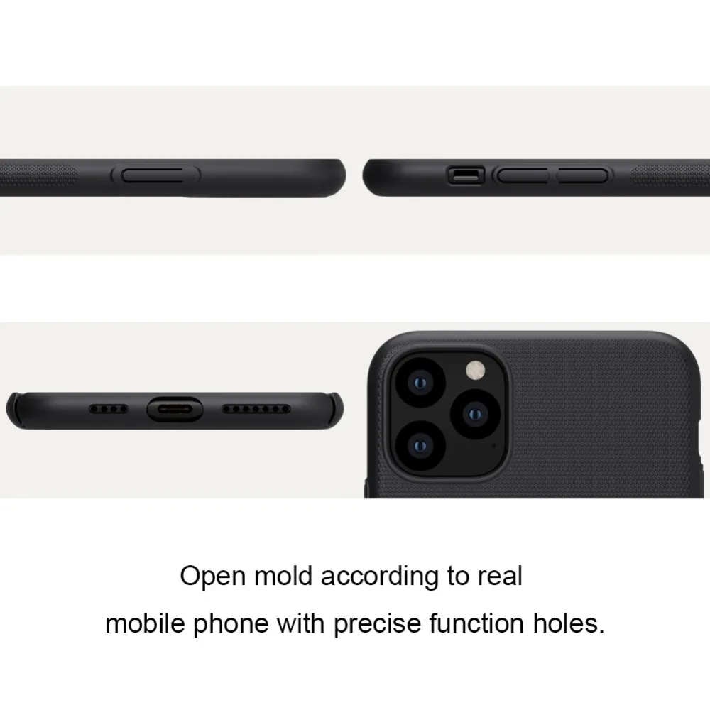 Для iPhone 11 Pro Max XS Max XR X Nillkin Супер Матовый Защитный Жесткий Тонкий чехол для задней панели ПК для iPhone 11 XR XS Max X чехол для телефона