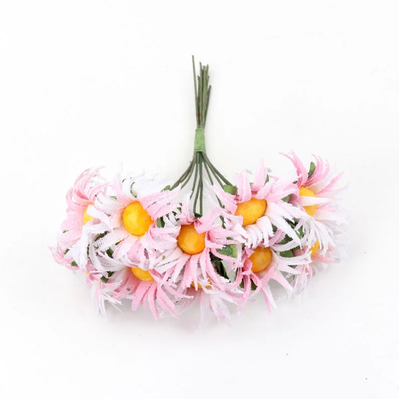 10 шт. высококачественные свадебные украшения из вискозы с хризантемой для вазы и