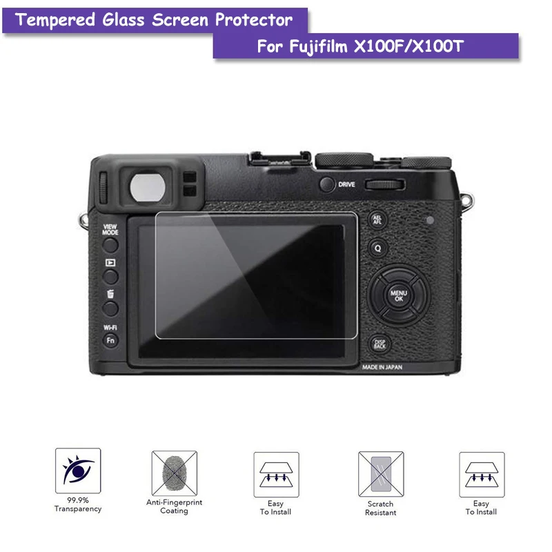 

Закаленное Стекло Экран протектор ЖК-дисплей Щит пленка для цифровой фотокамеры Fuji Fujifilm X100F/ X100T/ X-M1 /X-A1 /X-A2 /XE2/ XE2S /X30
