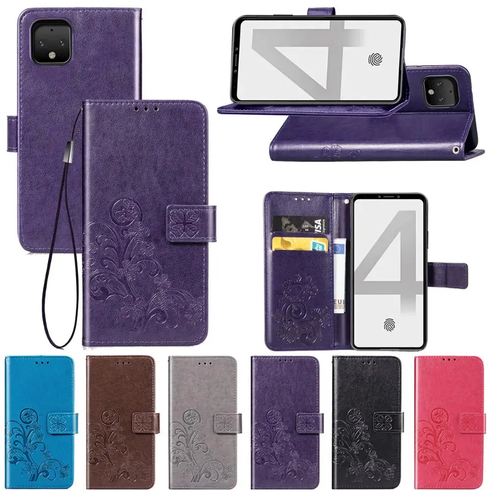 Роскошный флип кошелек из искусственной кожи чехол для телефона Google Pixel 4 XL с