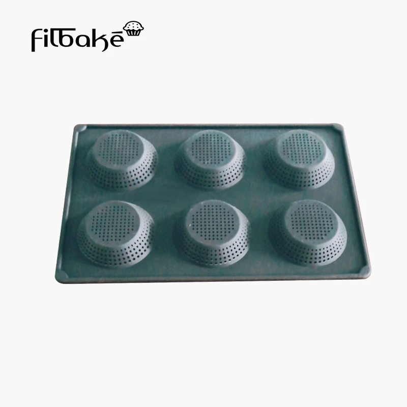 FILBAKE, 6 полости, силиконовые формы для выпечки бургеров, хлеба, для украшения торта, желе, форма для печенья, коврик для выпечки, противень, форма для выпечки