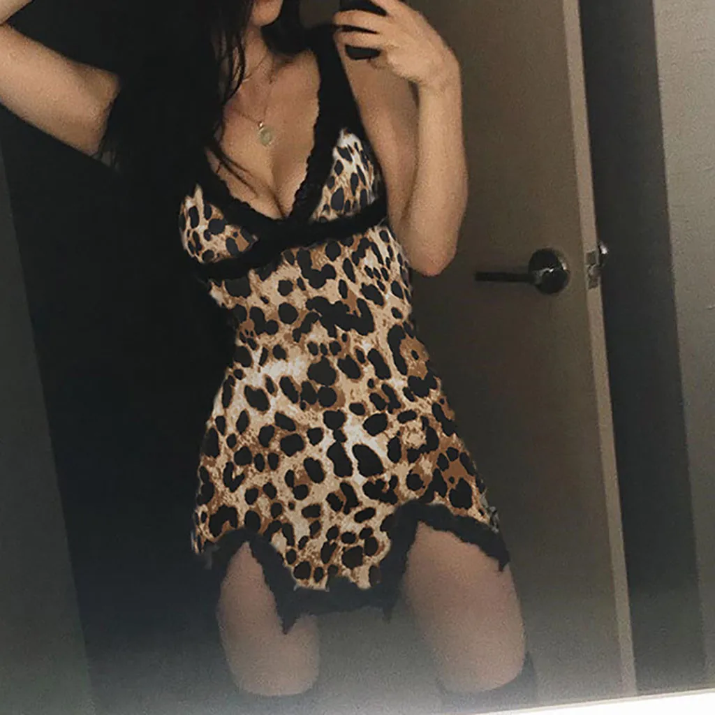 Модное кружевное сексуальное нижнее белье популярное платье-комбинация