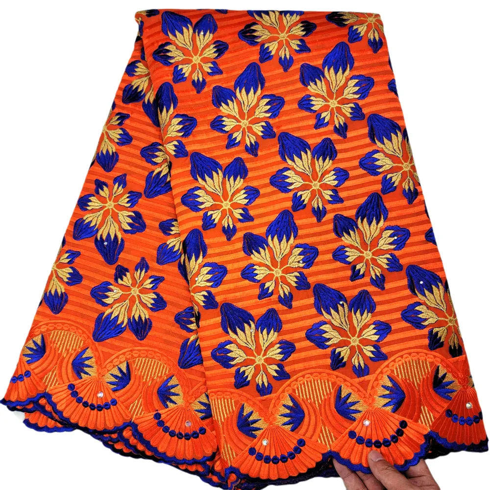 

Latest Swiss Voile Lace In Switzerland 2021 High Quality Embroidery Swiss Lace Fabric High End African Cotton Lace Fabric