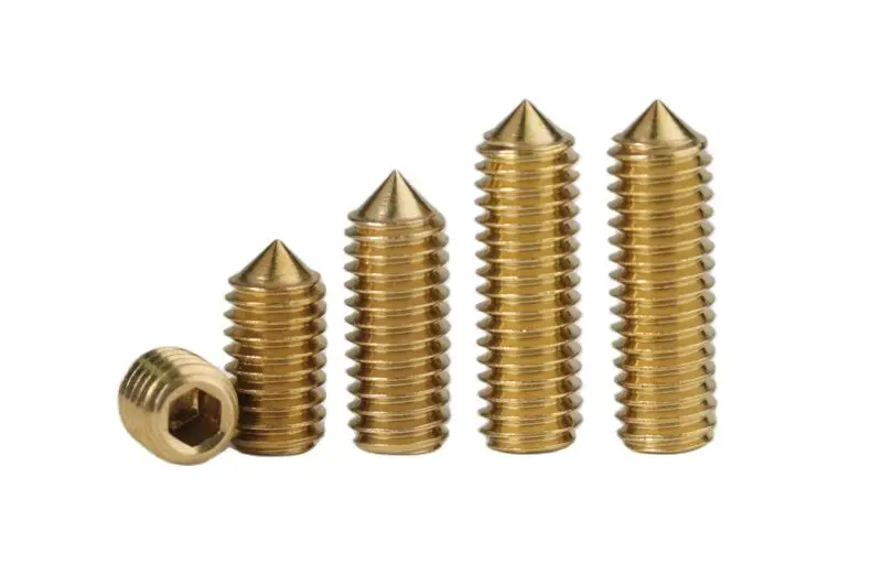 Латунный наконечник машина измеритель верхний провод крепежный винт
