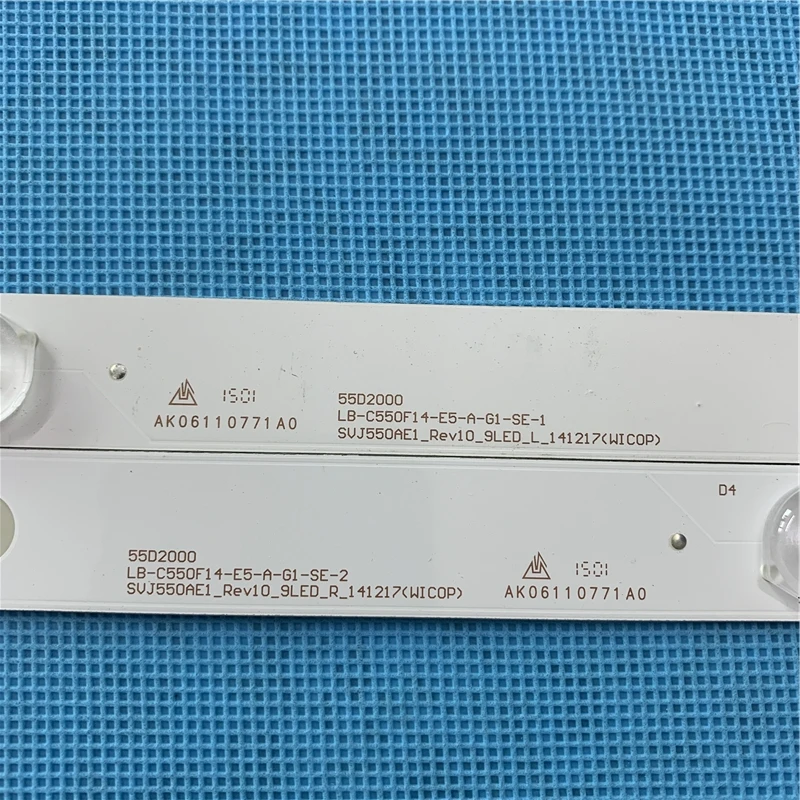1108 мм светодиодный Подсветка полосы для Philips 55 дюймов LB-C550F14-E5-L-G1-SE1 850118650 SVJ550AG2_REV11_9 светодиодный_ L/R_150114(550D6000_WICOP