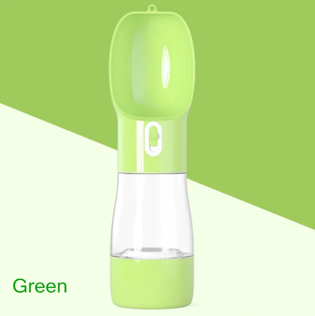 Портативная бутылка для воды для домашнего животного Pet Dog с миской для кормления собак и кошек для кормления щенков во время прогулок на открытом воздухе и путешествий.