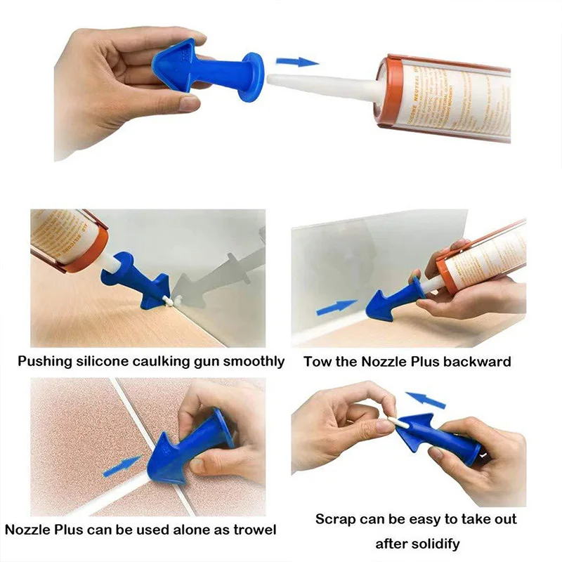 

1set Finishing Durable Floor Clean Eco-friendly Caulking Construction Silicone Remover Caulk Finisher Smooth Scraper Grout Kit