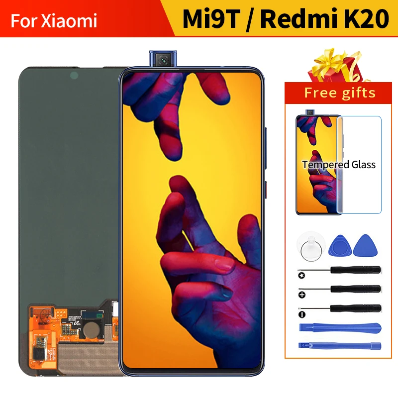 Оригинальный Amoled ЖК-дисплей для Xiao mi Red K20 с сенсорным экраном дигитайзер Xiaomi 9t Pro