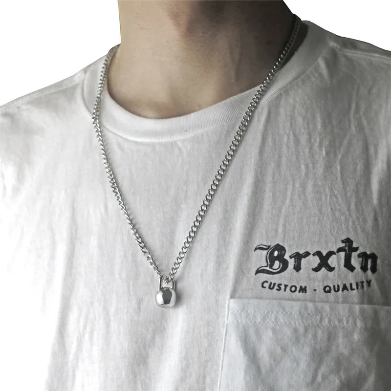 Ожерелье из нержавеющей стали в стиле хип хоп|Ожерелья с подвеской| |