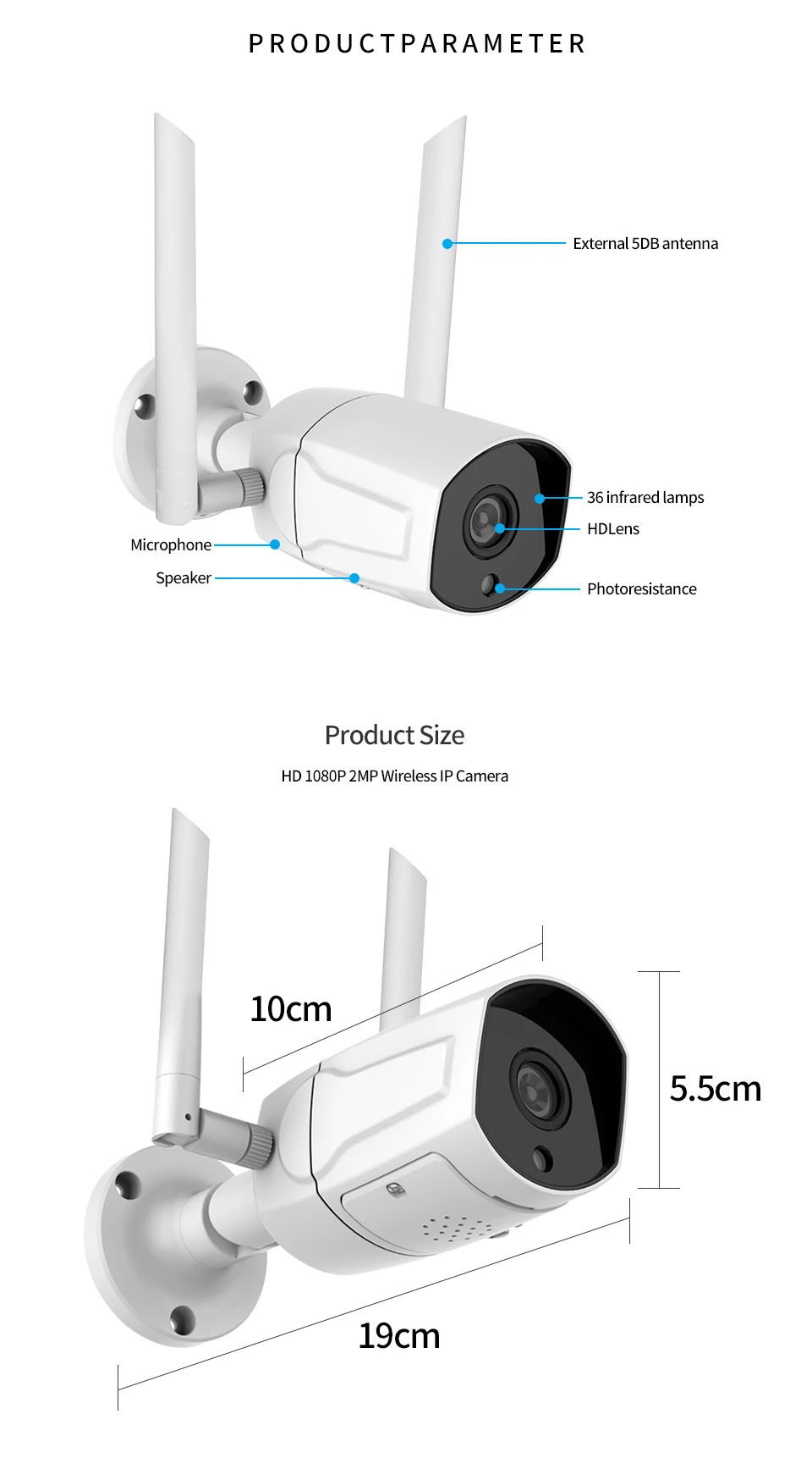 LOOSAFE Yoosee IP камера Wifi 1080P 3MP CCTV Bullet уличная камера ONVIF с AP ночного видения день и близкий камера наблюдения s
