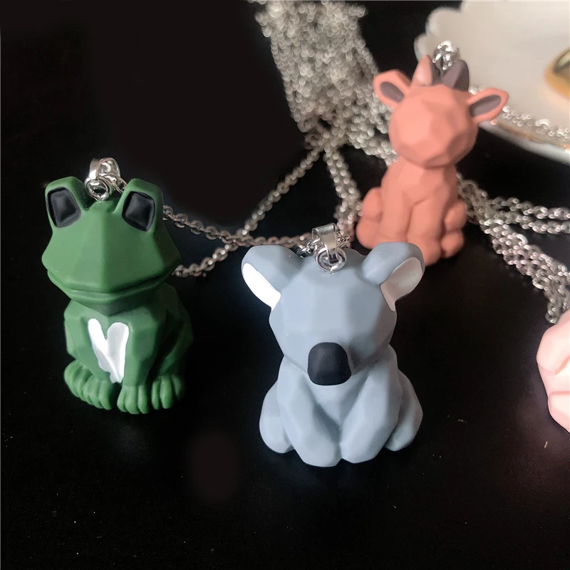 Мультфильм милые животные геометрические тангент самолет стерео подвеска