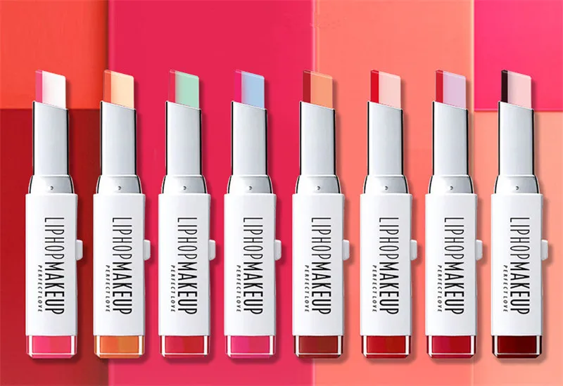 LIPHOP брендовая Увлажняющая помада Макияж Красота градиентный цвет корейский