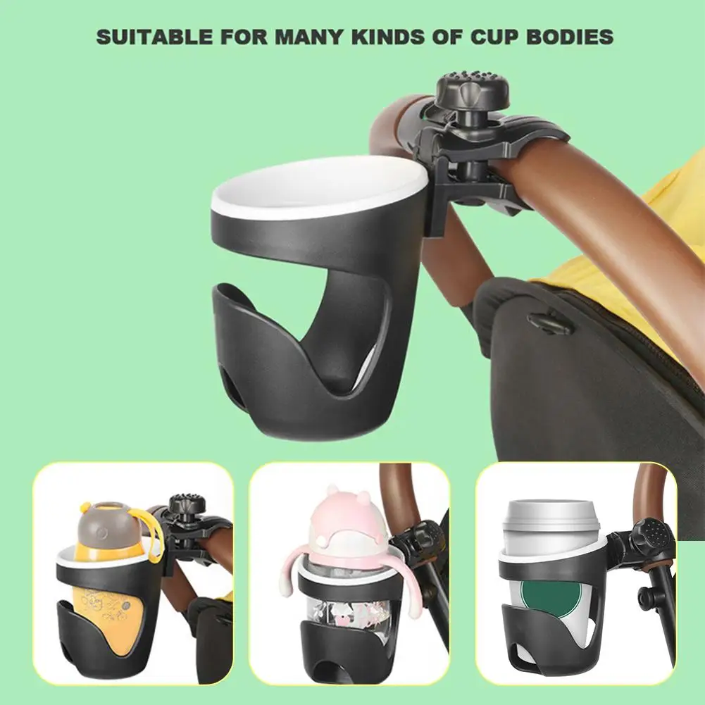 

Baby Stroller Cup Holder Universal 360 Rotation Bottle Holder Cup Holder For Baby Stroller Carrying Bottle Cart Bicycle Holder