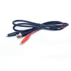 10 шт., радиочастотный коаксиальный кабель с разъемом BNC папа на два зажима типа крокодил, испытательный кабель для осциллографа, пробный кабель-соединитель, адаптер (0,5 м, 1 м)