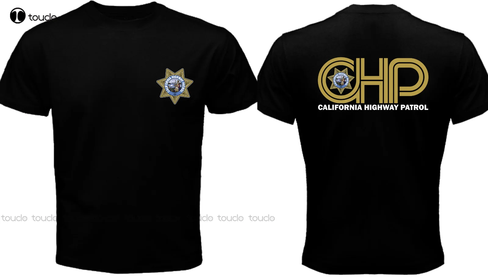 

New New California Highway Patrol Chp Chips Police Department Black T Shirt Tee Shirt Unisex