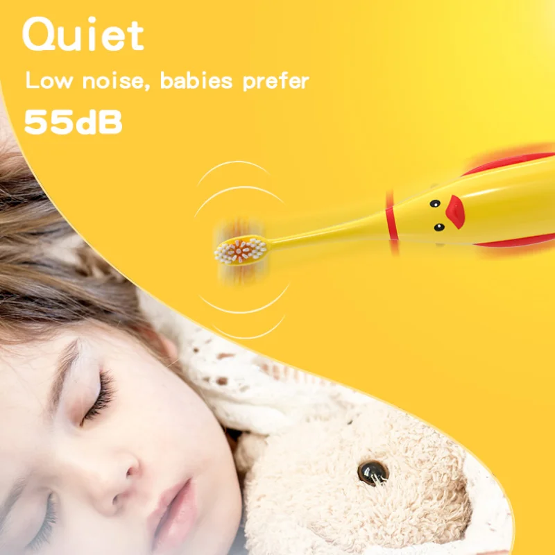 

sonic Electric toothbrush children's automatic sonic toothbrush soft hair waterproof non rechargeable electric toothbrush