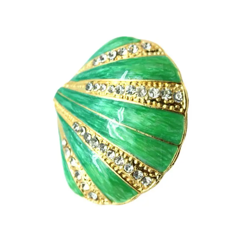 

Hinged Trinket Box For Girls Handmade Shell Trinket Boxes Decorated for Women AXYD