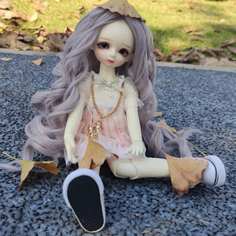 1/3 1/4 1/6 Bjd парик высокая температура прекрасные волнистые MSD SD для BJD куклы |