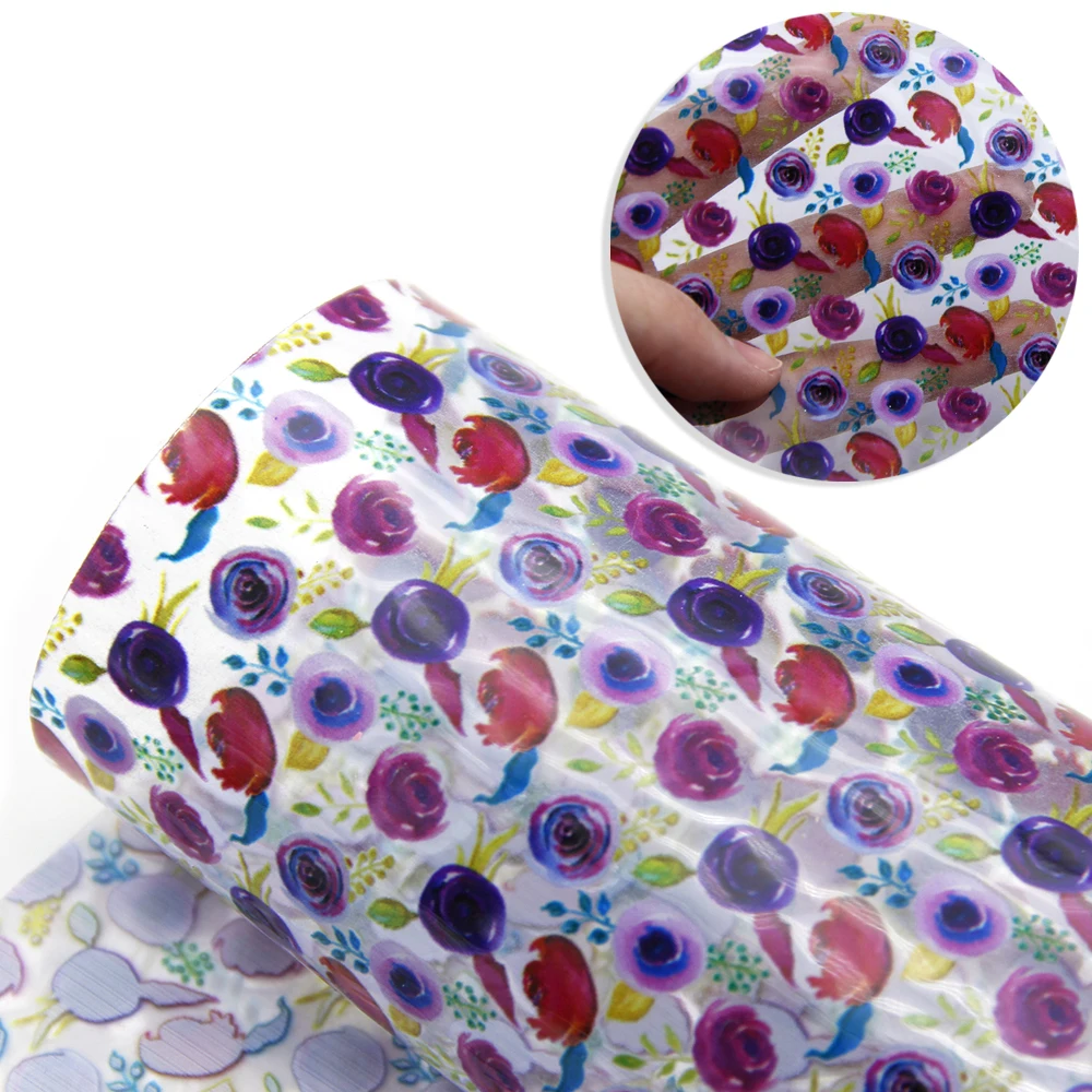 David accessories 20*33cm фруктовая УФ-печать прозрачная ткань из искусственной кожи DIY лук