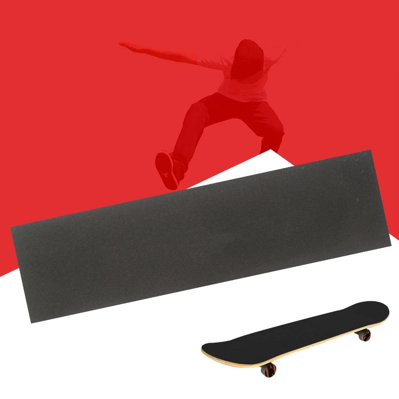 

82*21cm Professional Non-slip Black Skateboard Deck Sandpaper Grip Tape For Skating Board Longboarding Skateboard Accessories