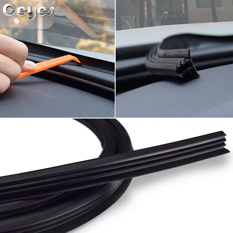 Резиновые уплотнители Ceyes 160 см, уплотнительные ленты для звукоизоляции приборной панели, универсальные Уплотнители для автомобиля, 1 шт.