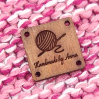 garment labelsbrand wooden labels personalized tags knit labels custom name handmade name tagscustom labels wd1272