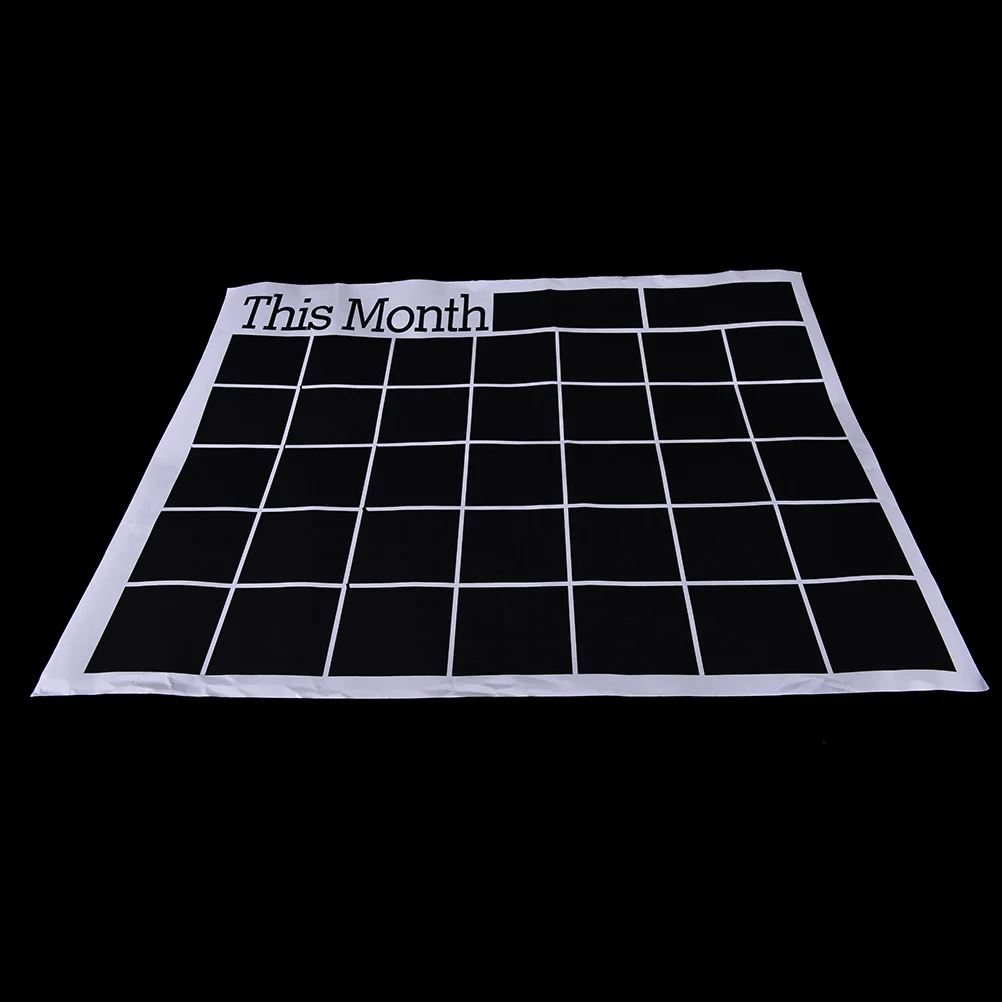 

60*44 cm Blackboard Black Chalk Board Chalkboard Monthly Planner Sticker Schedule