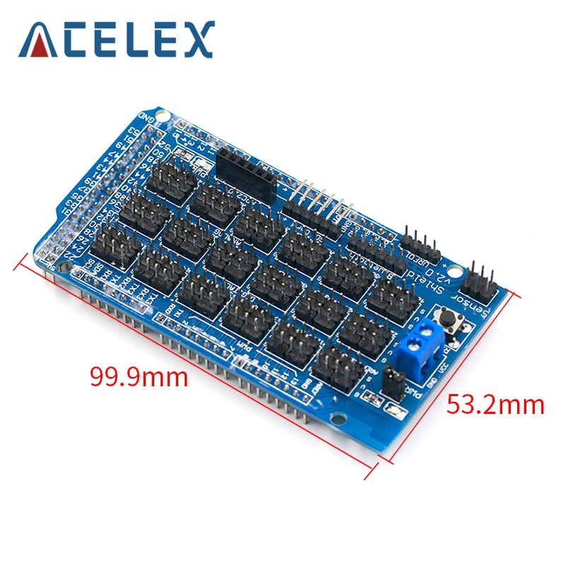 Для Arduino датчик MEGA Shield V1.0 V2.0 специальная Плата расширения 2560 Sup IIC Bluetooth SD Robot Parts DIY |