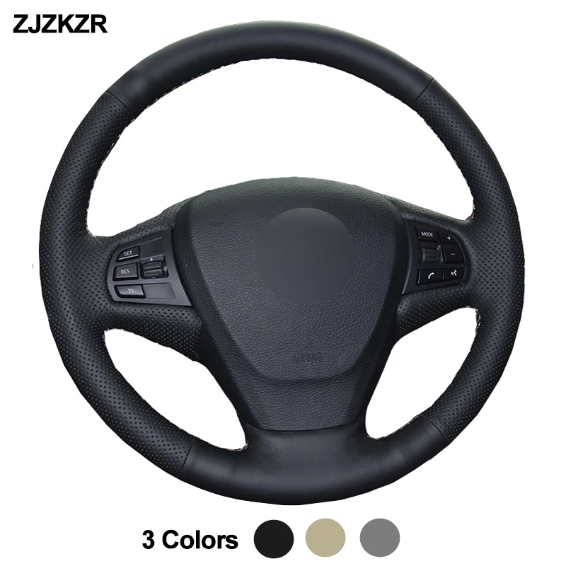 

Чехол для руля автомобиля для BMW X3 F25 2010 2011 2012 2013 2014 2015 2016 2017 X5 F15 2013-2017 Funda Volante Stuurhoes