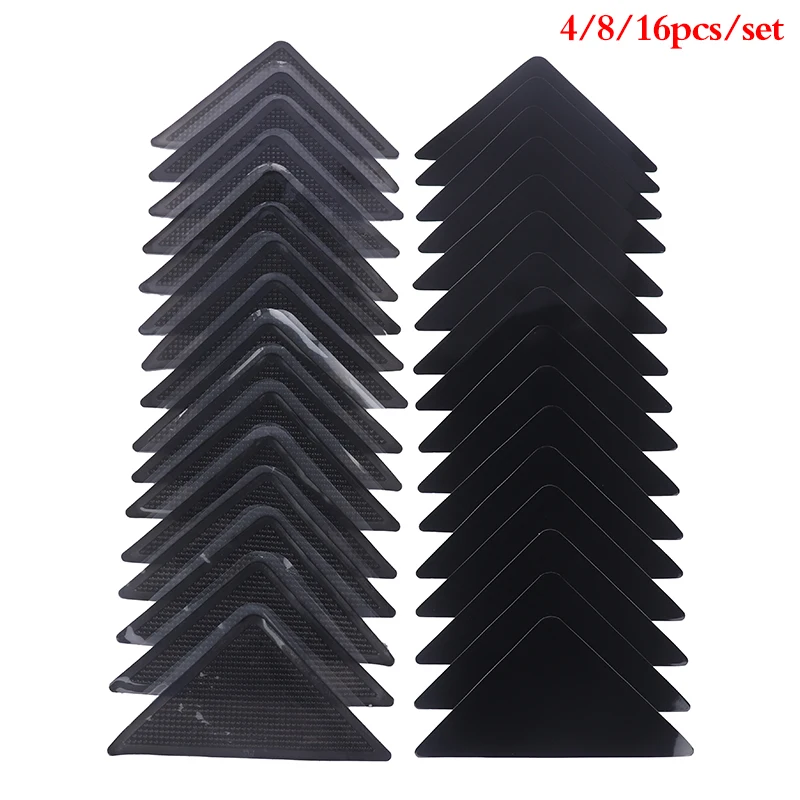 

4/8/16Pcs Home Floor Rug Carpet Mat Grippers Self Adhesive Sticker Reusable Washable Silicone Grip Car Perfume Pad
