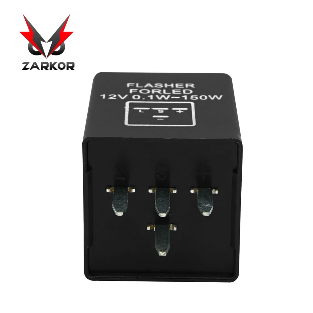 Zarkor 4 контактный светодиодный Flasher релейный 12 В Универсальный для большинства