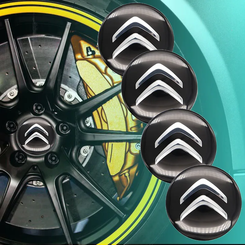 

Auto parts 4 pieces of 65mm car wheel stickers center hub cover car logo badge stickers for Citroen-logo modification stickers