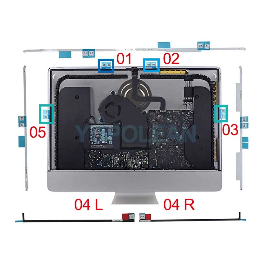Новинка клейкая лента для ЖК-экрана A1418 A1419 Для iMac 21 5 27 дюймов ЖК-дисплея |