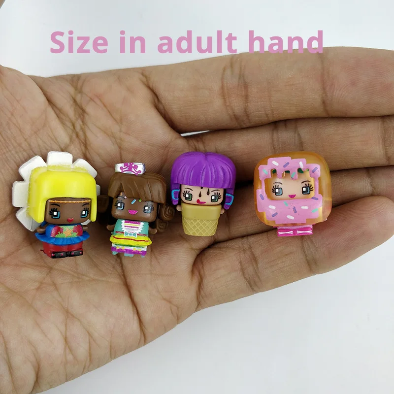 10 шт./лот мини-фигурка пинипона кукла-конструктор для девочек кавайная милая
